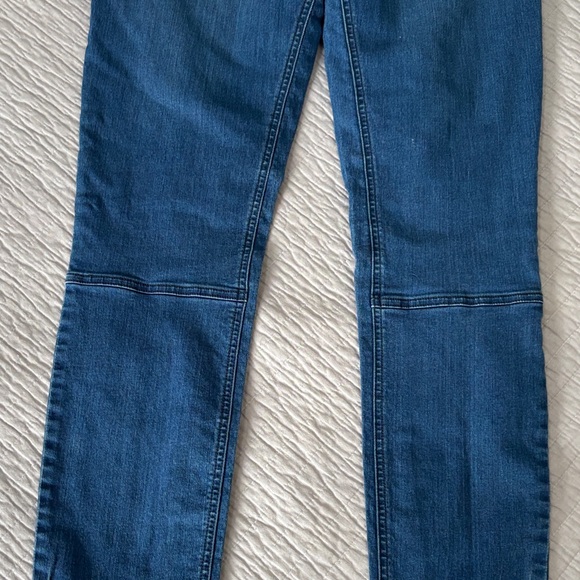 Free People Moto Skinny Jeans with Zipper Detail - Size 30 - Picture 7 of 13